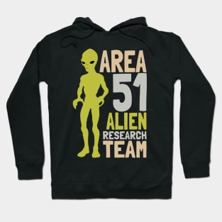 Vintage Alien Research Cryptid Team Hoodie